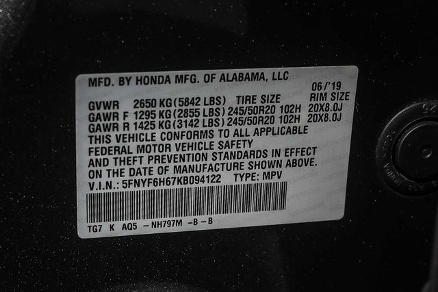 Used 2019 Honda Pilot Touring image 28