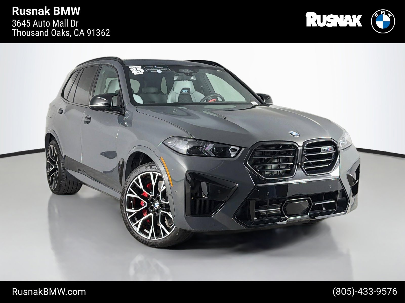 Certified 2025 BMW X5 M Competition w/ Executive Package