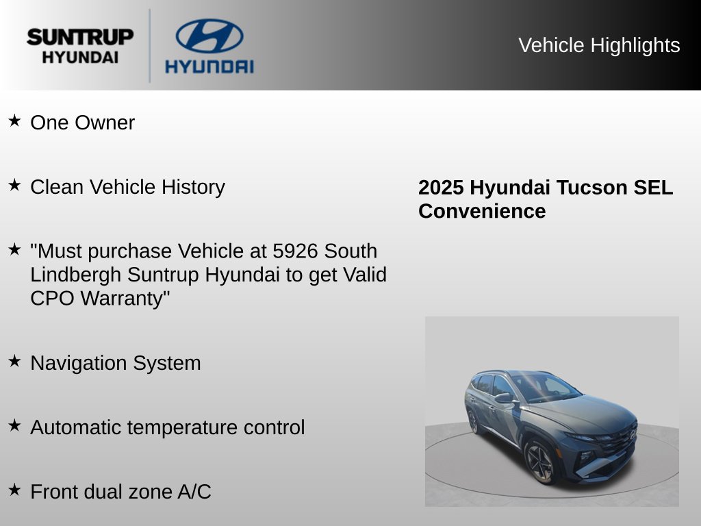 Used 2025 Hyundai Tucson SEL AWD/4WD image 8