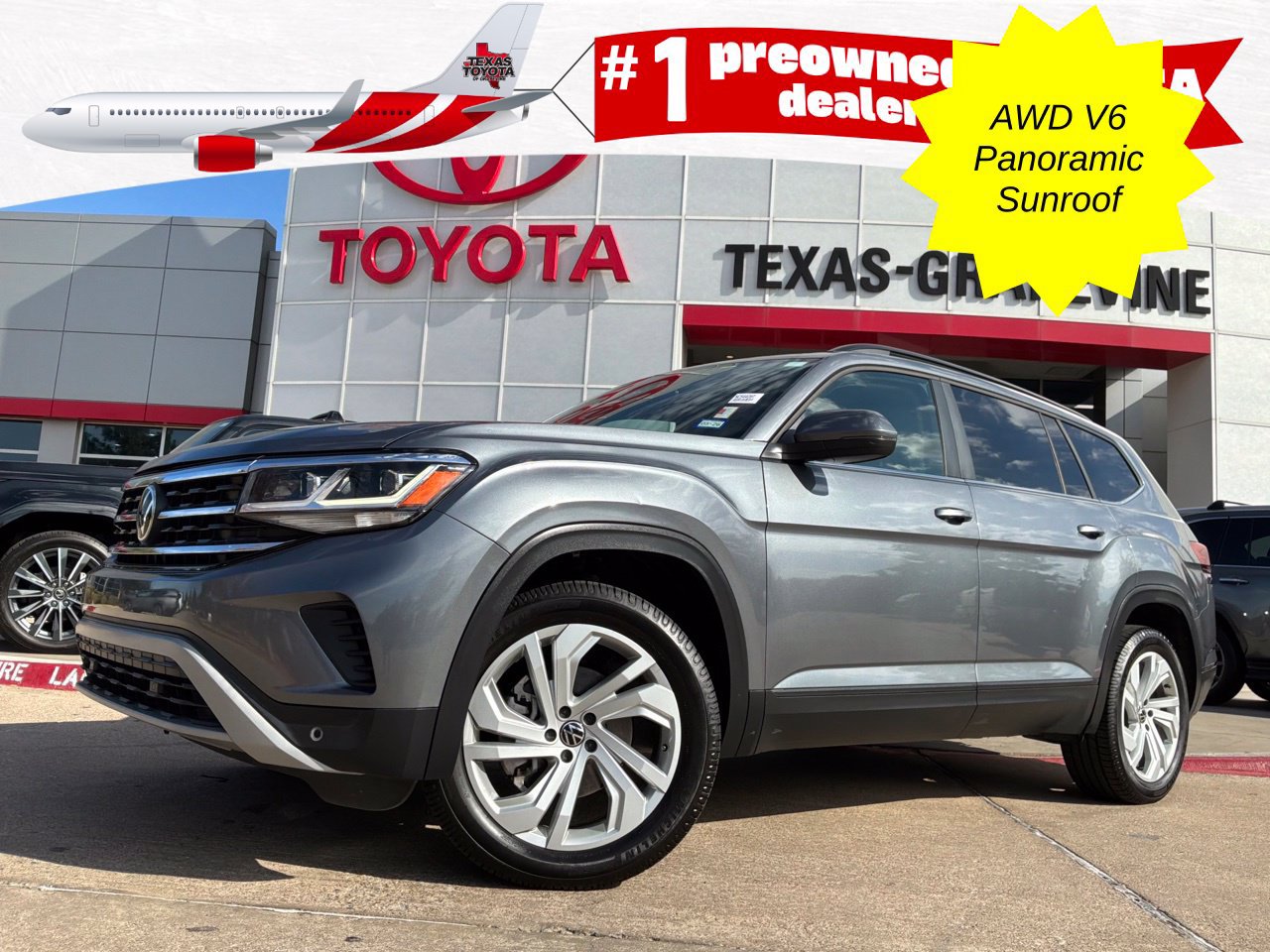 Used 2022 Volkswagen Atlas SE AWD/4WD image 1