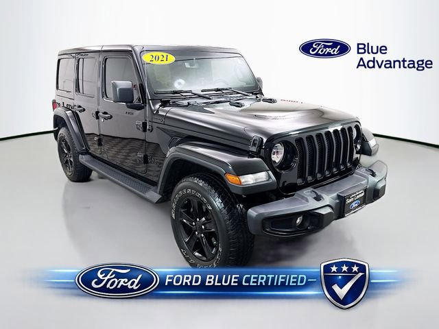 Used 2021 Jeep Wrangler Unlimited Sahara AWD/4WD image 1