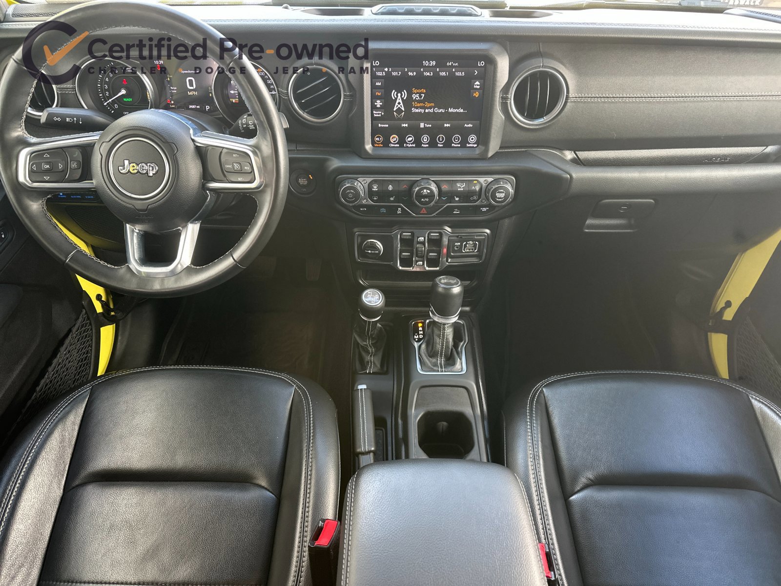 Certified 2023 Jeep Wrangler Unlimited Sahara w/ Cold Weather Group AWD/4WD image 14