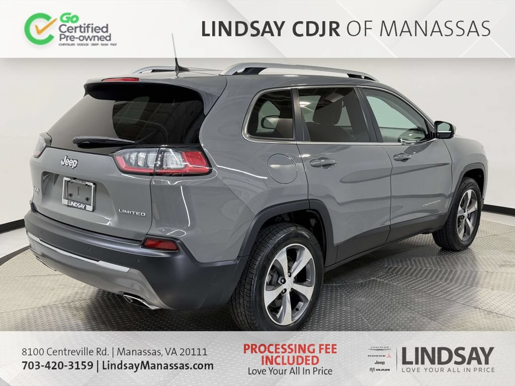 Certified 2020 Jeep Cherokee Limited AWD/4WD image 9