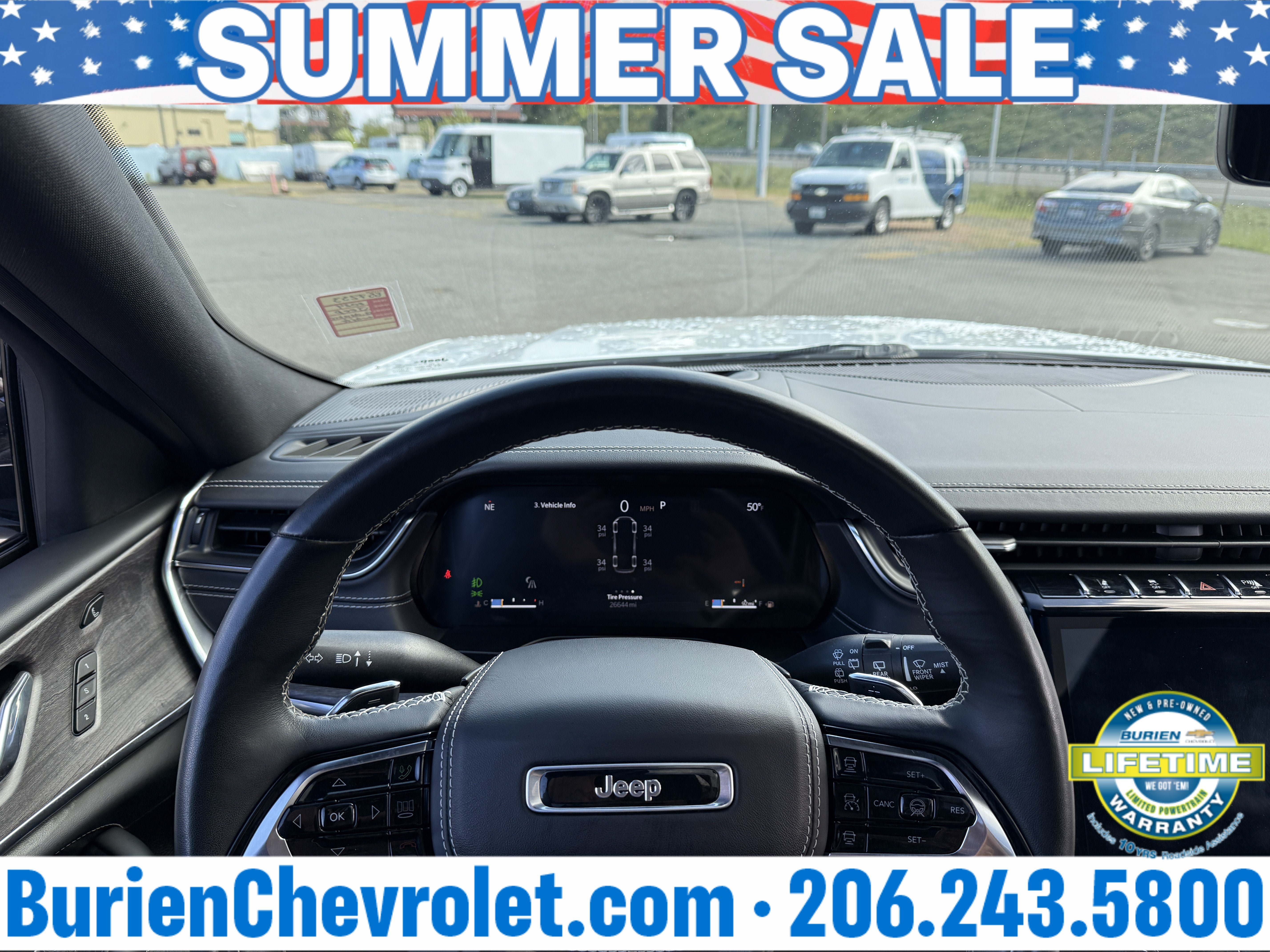 Used 2024 Jeep Grand Cherokee L Overland w/ Advanced Protech Group III AWD/4WD image 13