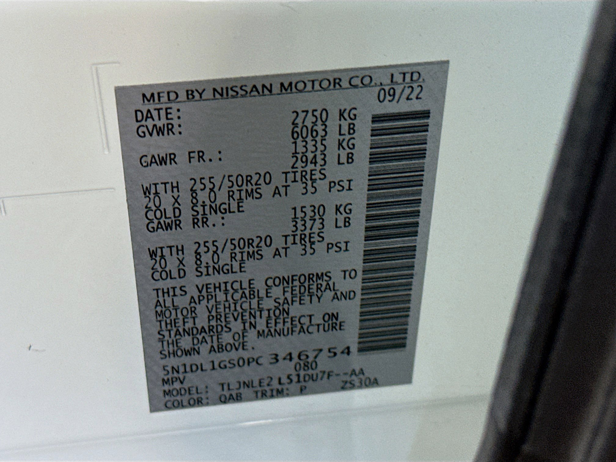 Used 2023 INFINITI QX60 Sensory w/ Vision Package image 12