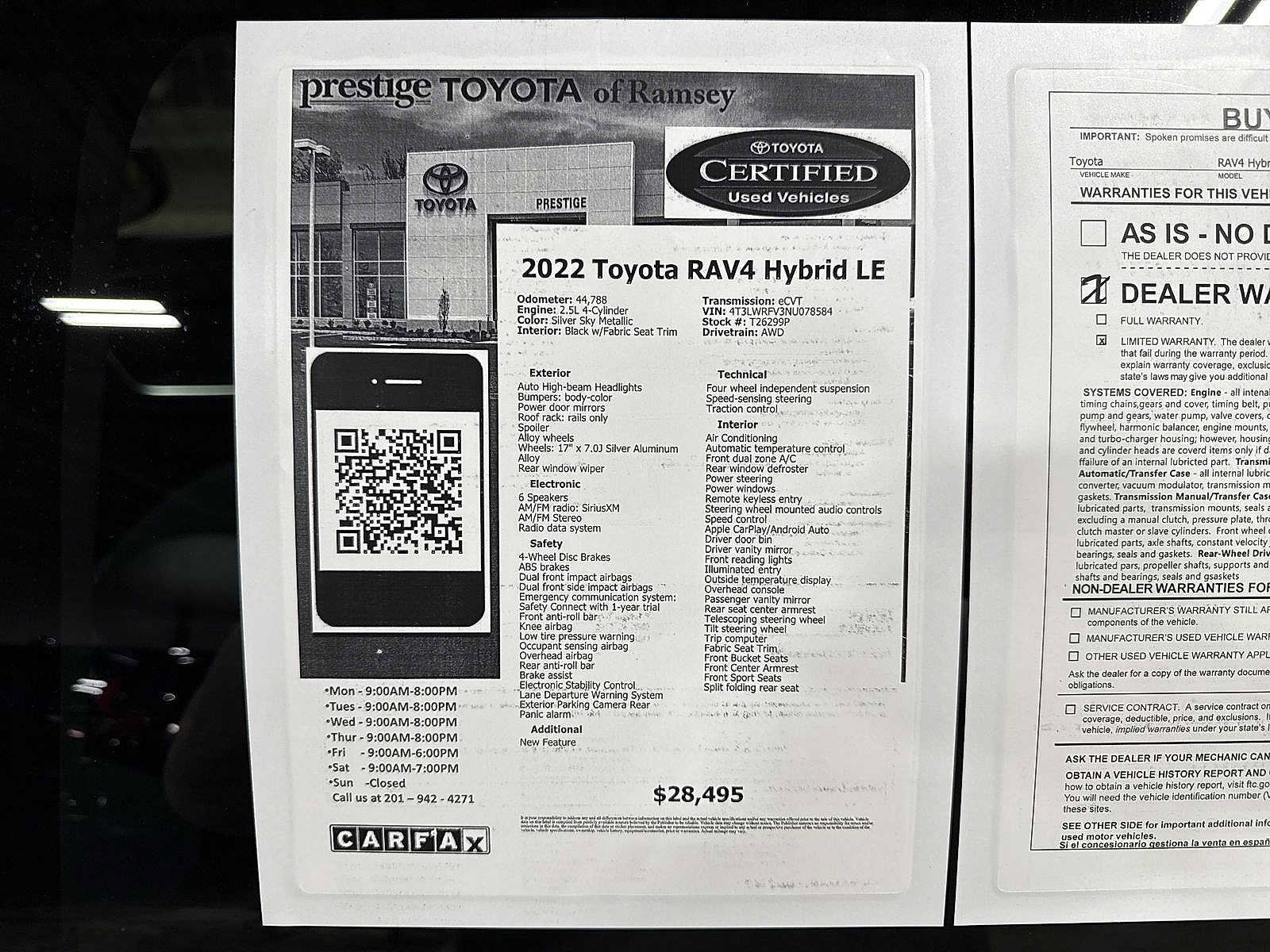 Certified 2022 Toyota RAV4 LE image 13