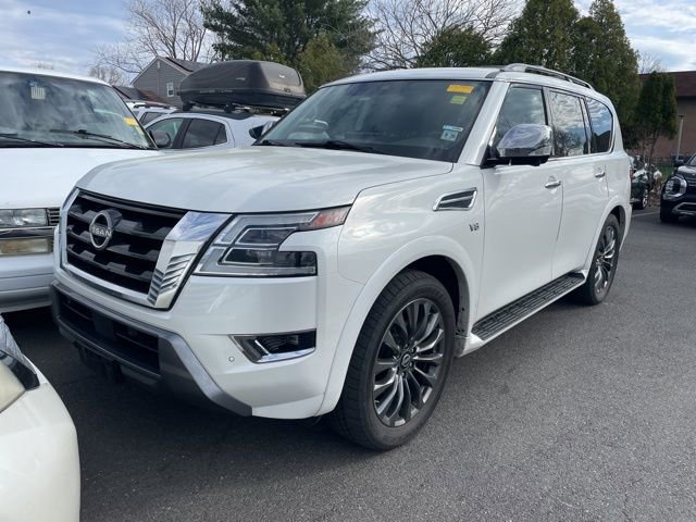 Certified 2021 Nissan Armada Platinum w/ Captain's Chairs Package