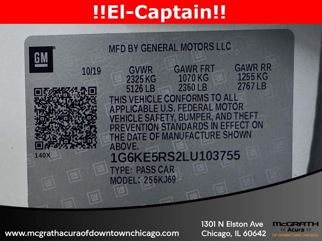 Used 2020 Cadillac CT6 Premium Luxury w/ LPO, Exterior Accent Package image 11