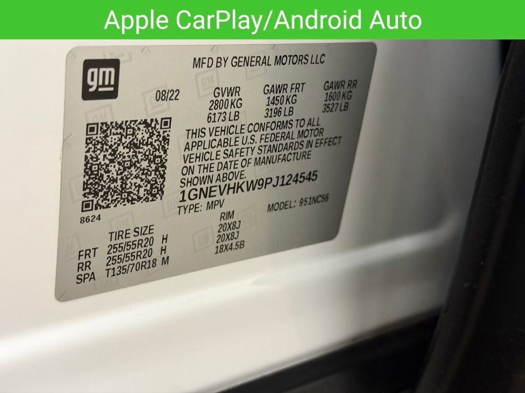 Certified 2023 Chevrolet Traverse LT w/ LPO, Floor Liner Package image 35