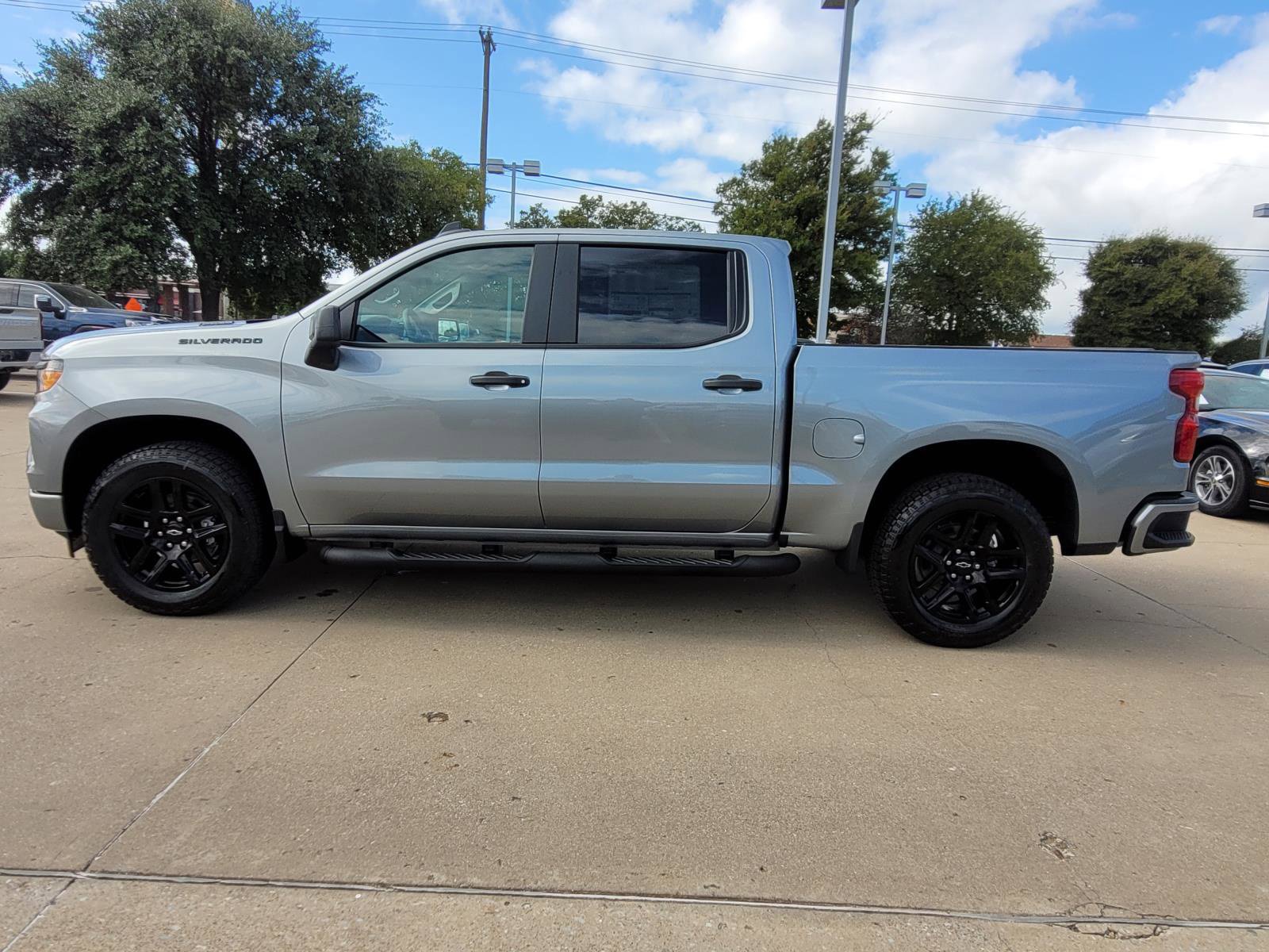 New 2026 Chevrolet Silverado 1500 Custom w/ Turbomax Blackout Package RWD image 2