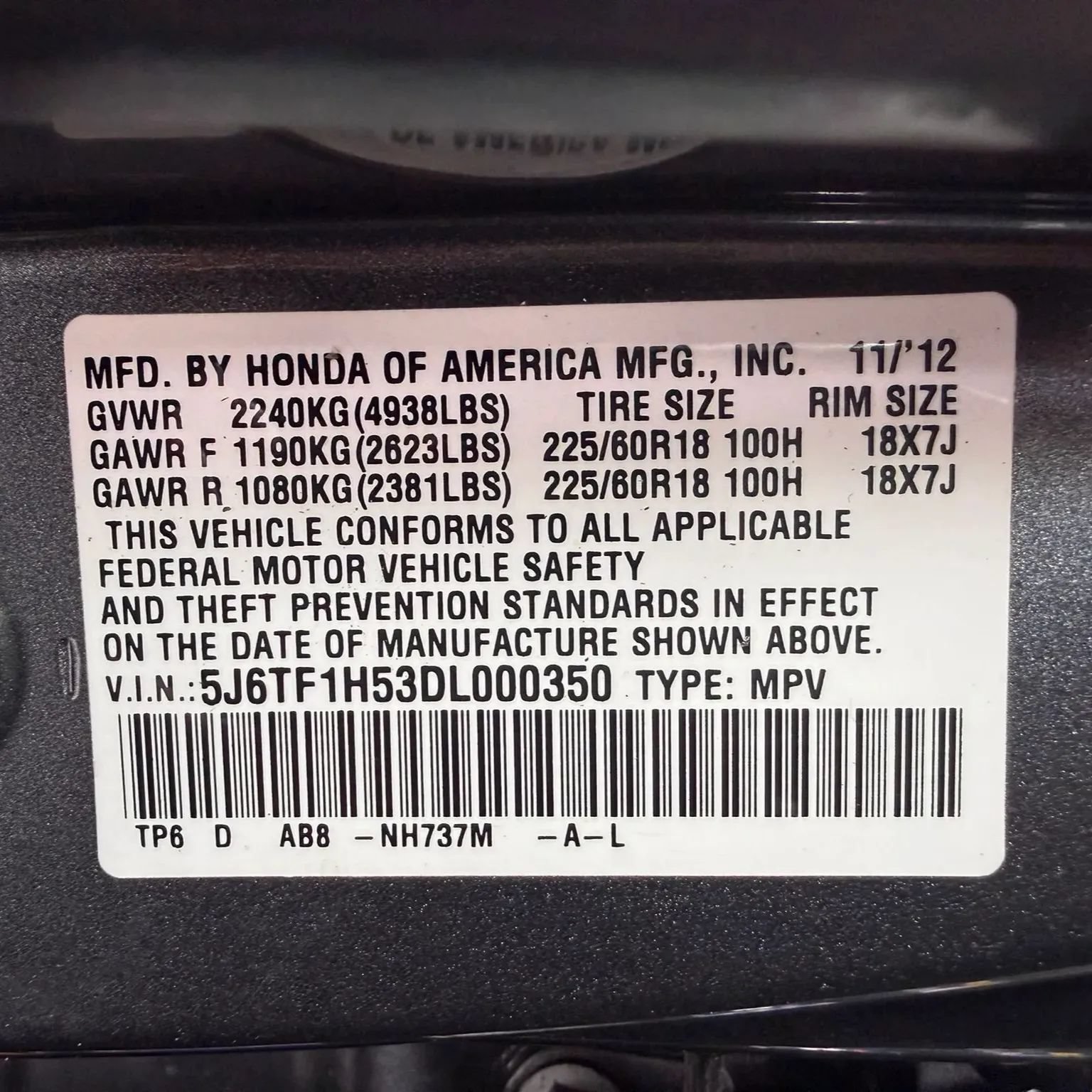 Used 2013 Honda Crosstour EX-L image 35