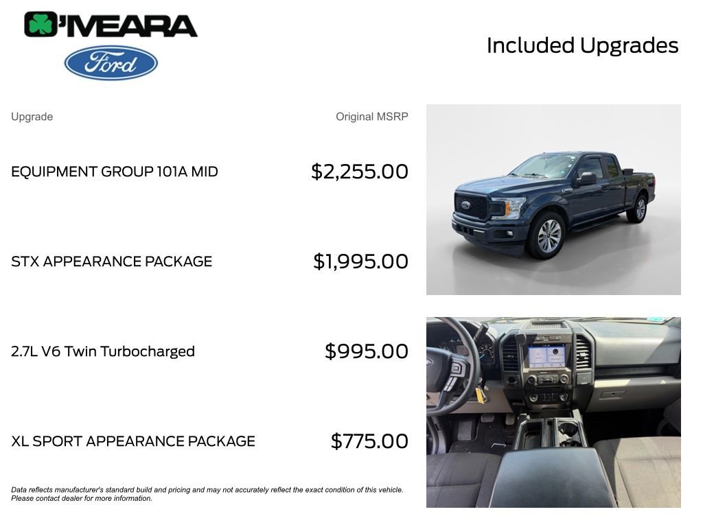 Used 2018 Ford F150 XL w/ Equipment Group 101A Mid image 4