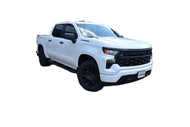 New 2026 Chevrolet Silverado 1500 Custom w/ Turbomax Blackout Package AWD/4WD image 2
