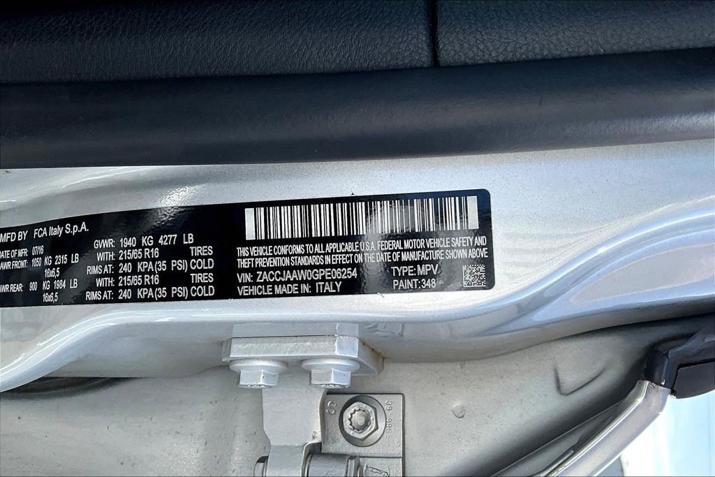 Used 2016 Jeep Renegade Sport w/ Power & Air Group FWD image 22