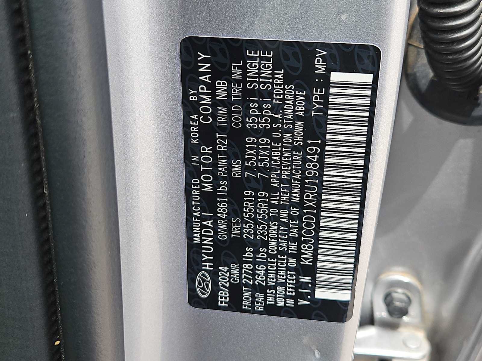 Certified 2024 Hyundai Tucson SEL AWD/4WD image 36