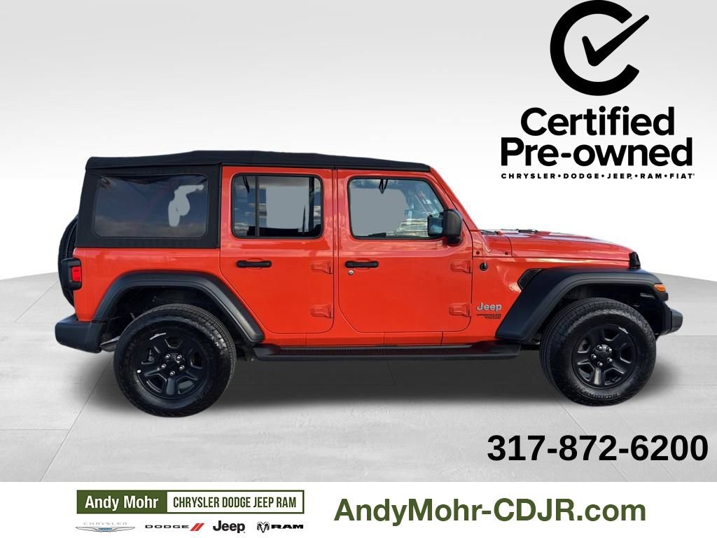Certified 2018 Jeep Wrangler Unlimited Sport S image 8