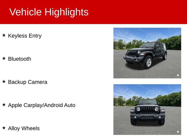 Used 2021 Jeep Wrangler Unlimited Sport AWD/4WD image 2