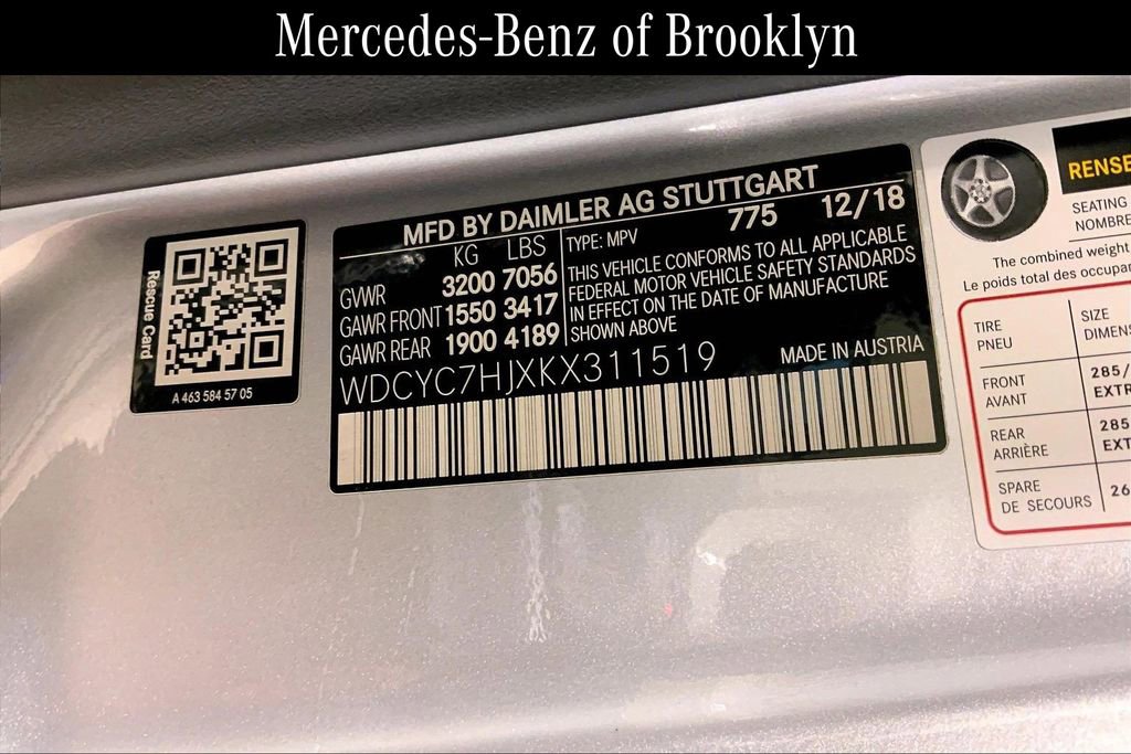 Certified 2019 Mercedes-Benz G 63 AMG 4MATIC image 33