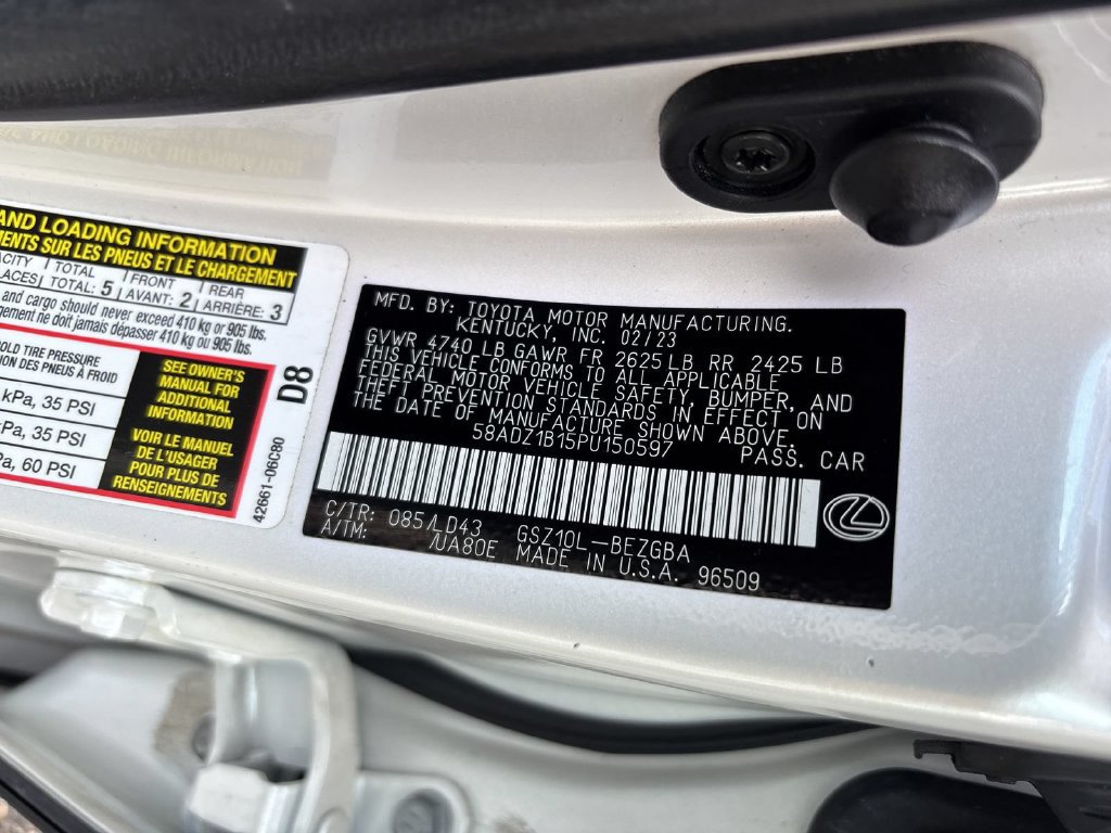 Used 2023 Lexus ES 350 w/ Premium Package FWD image 23