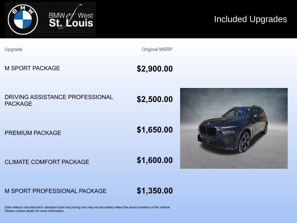 New 2026 BMW X7 xDrive40i w/ M Sport Package image 17