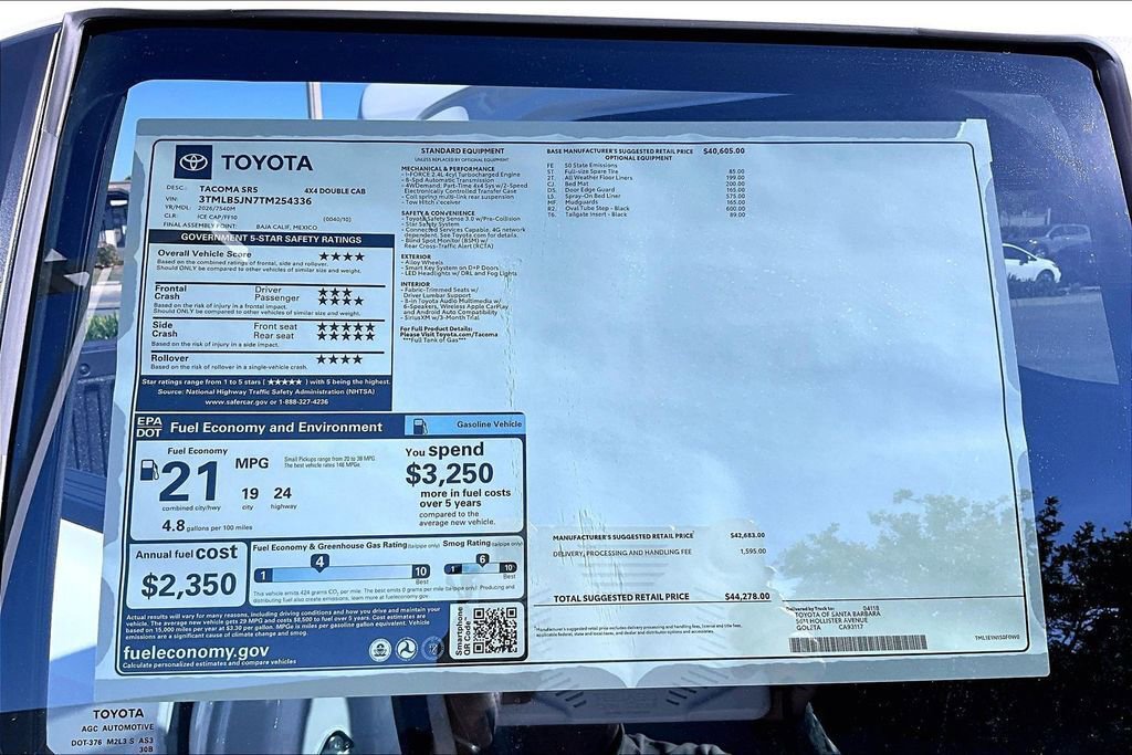 New 2026 Toyota Tacoma SR5 AWD/4WD image 13