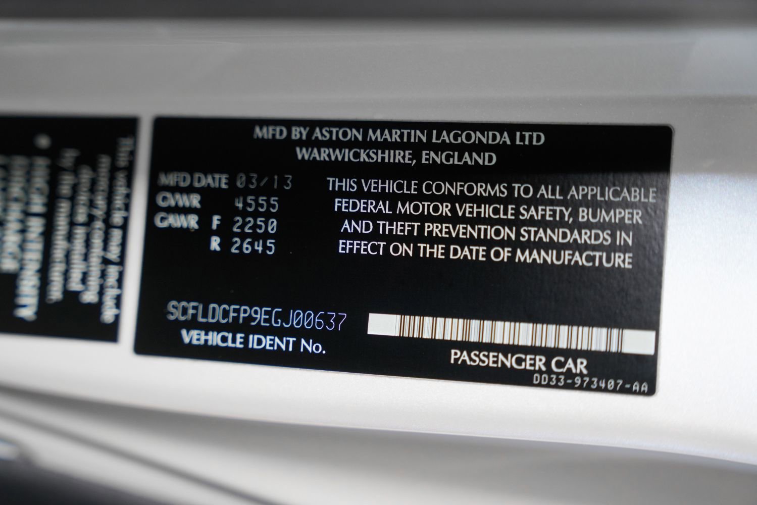 Used 2014 Aston Martin Vanquish Coupe image 50