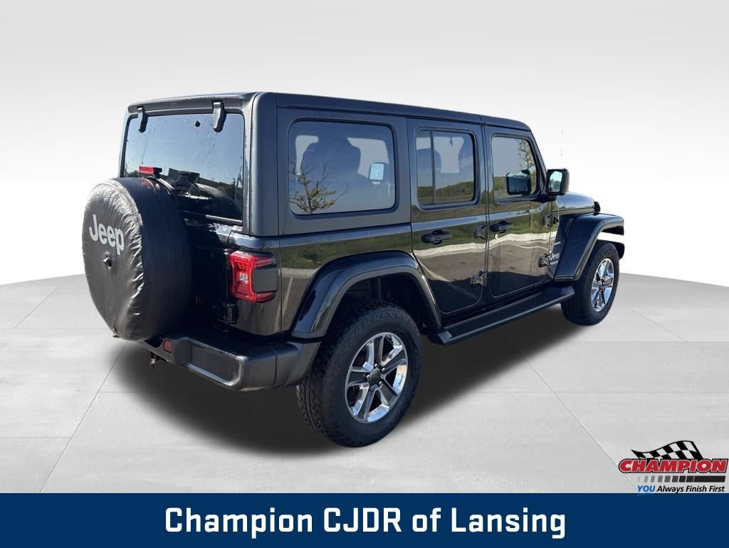 Used 2021 Jeep Wrangler Unlimited Sahara w/ Uconnect 4C Nav & Sound Group AWD/4WD image 8