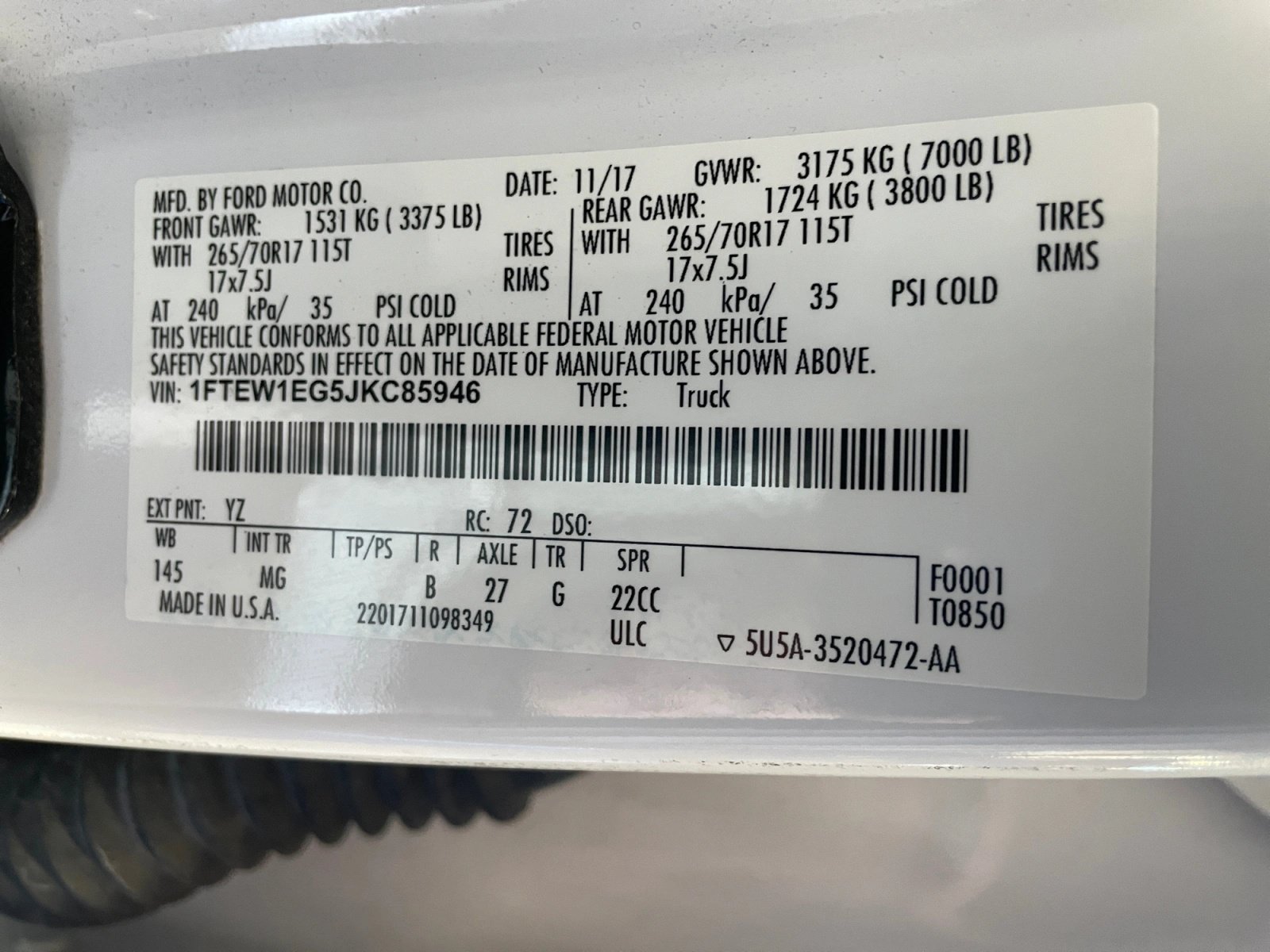 Used 2018 Ford F150 XLT AWD/4WD image 13