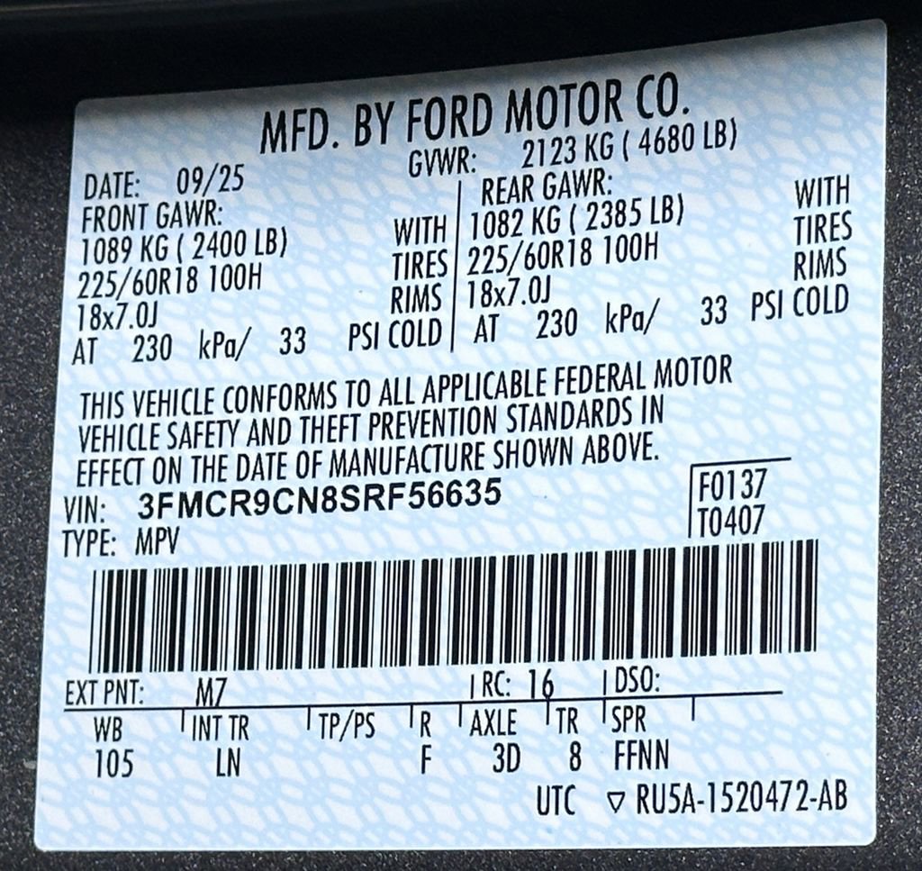 New 2025 Ford Bronco Sport Outer Banks w/ Outer Banks Tech Package+ AWD/4WD image 42
