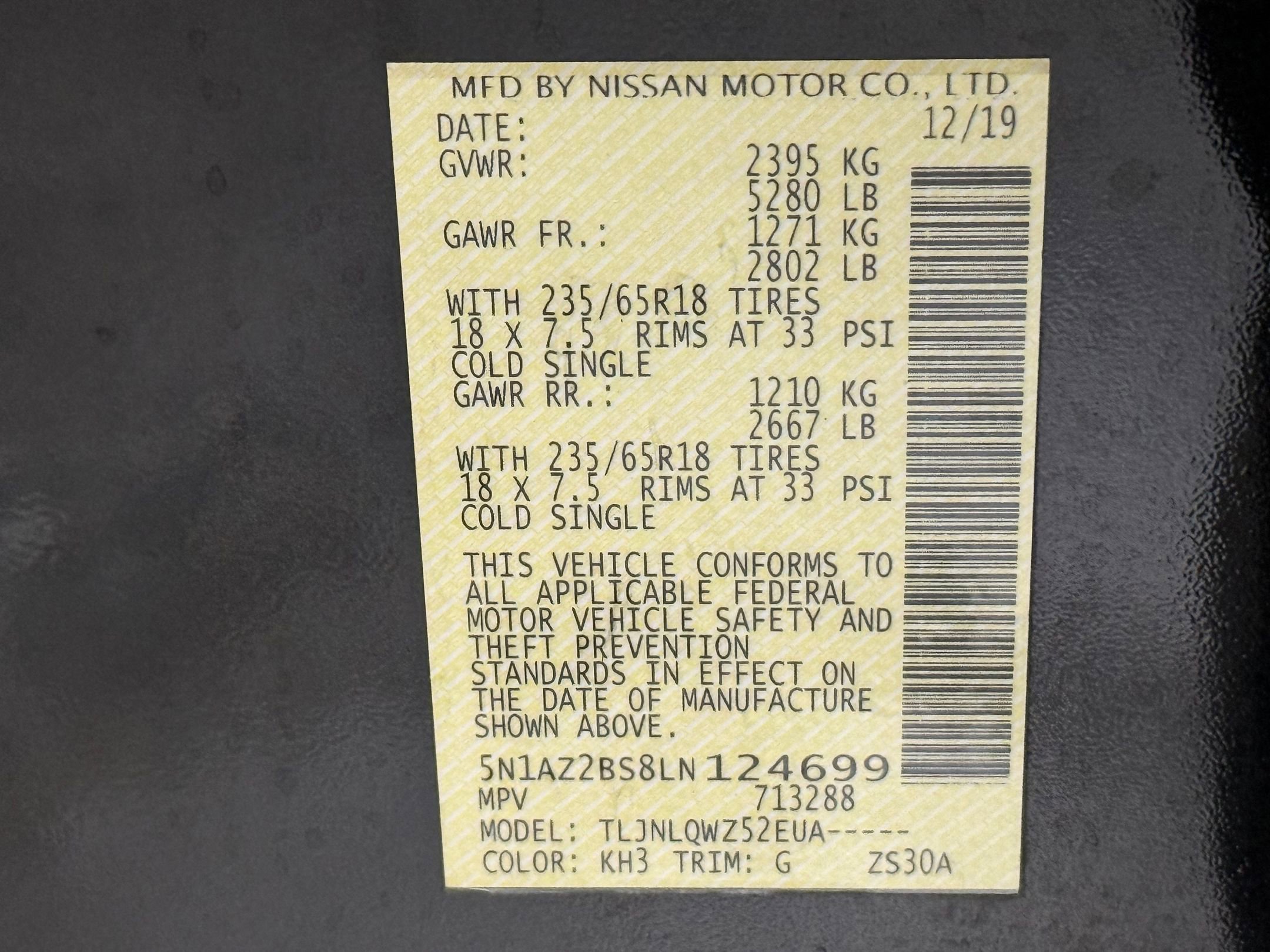 Used 2020 Nissan Murano SV image 18