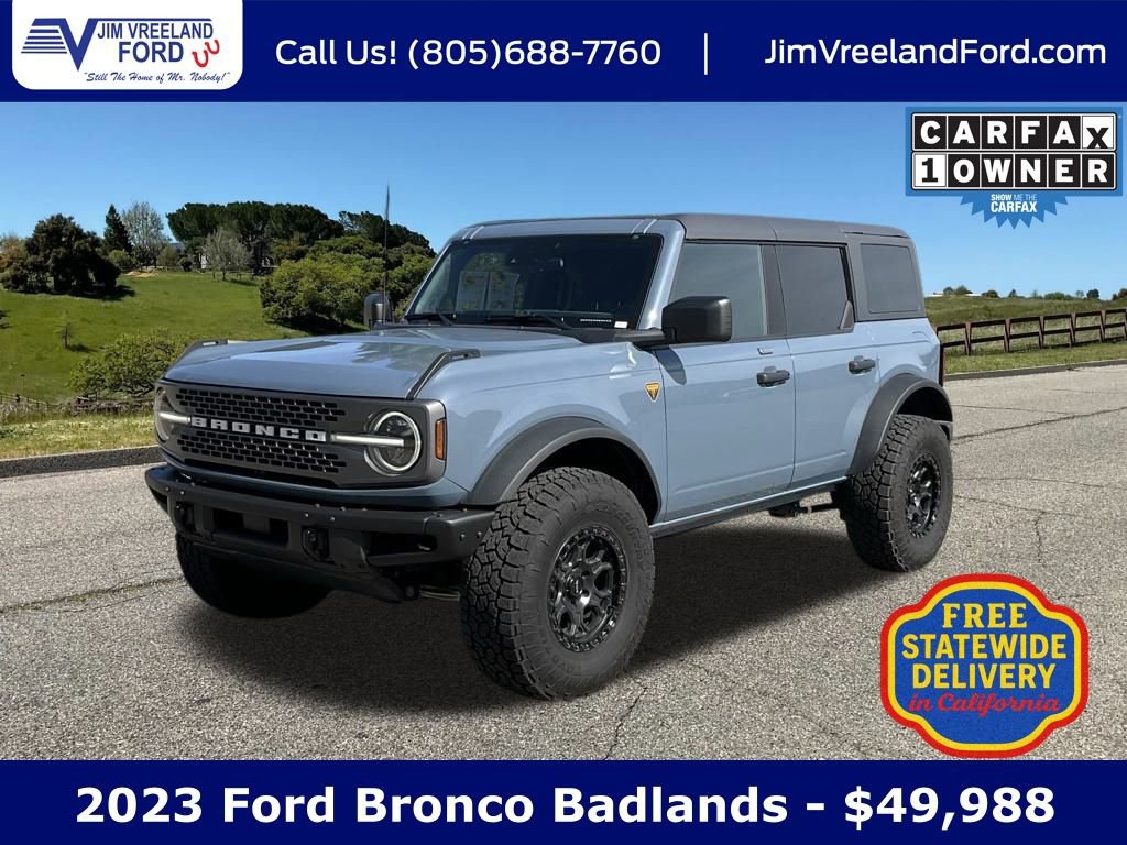 Certified 2023 Ford Bronco Badlands image 1