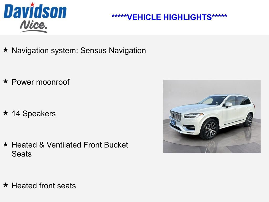 Used 2022 Volvo XC90 T6 Inscription w/ Climate Package image 4