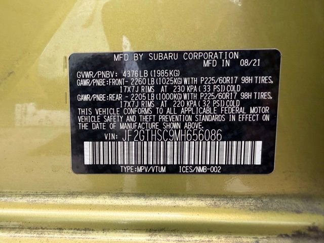 Used 2021 Subaru Crosstrek 2.5i Sport w/ Moonroof Package image 21