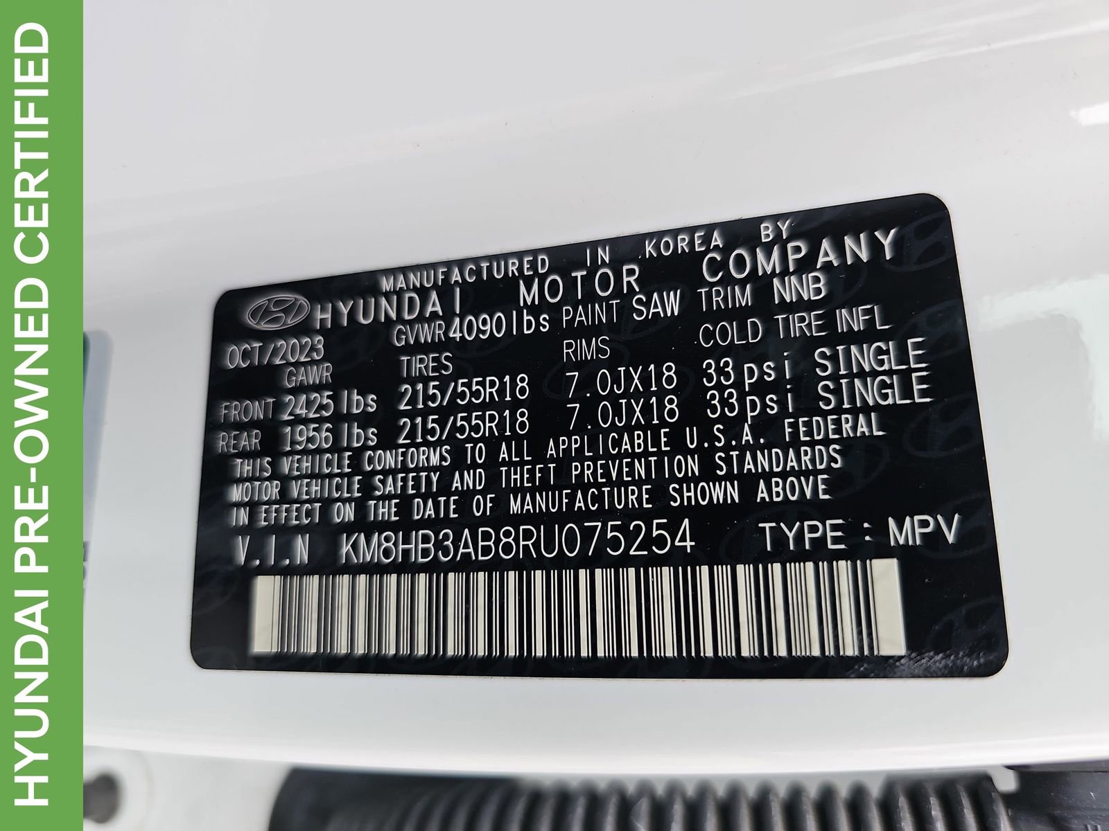 Certified 2024 Hyundai Kona SEL FWD image 39