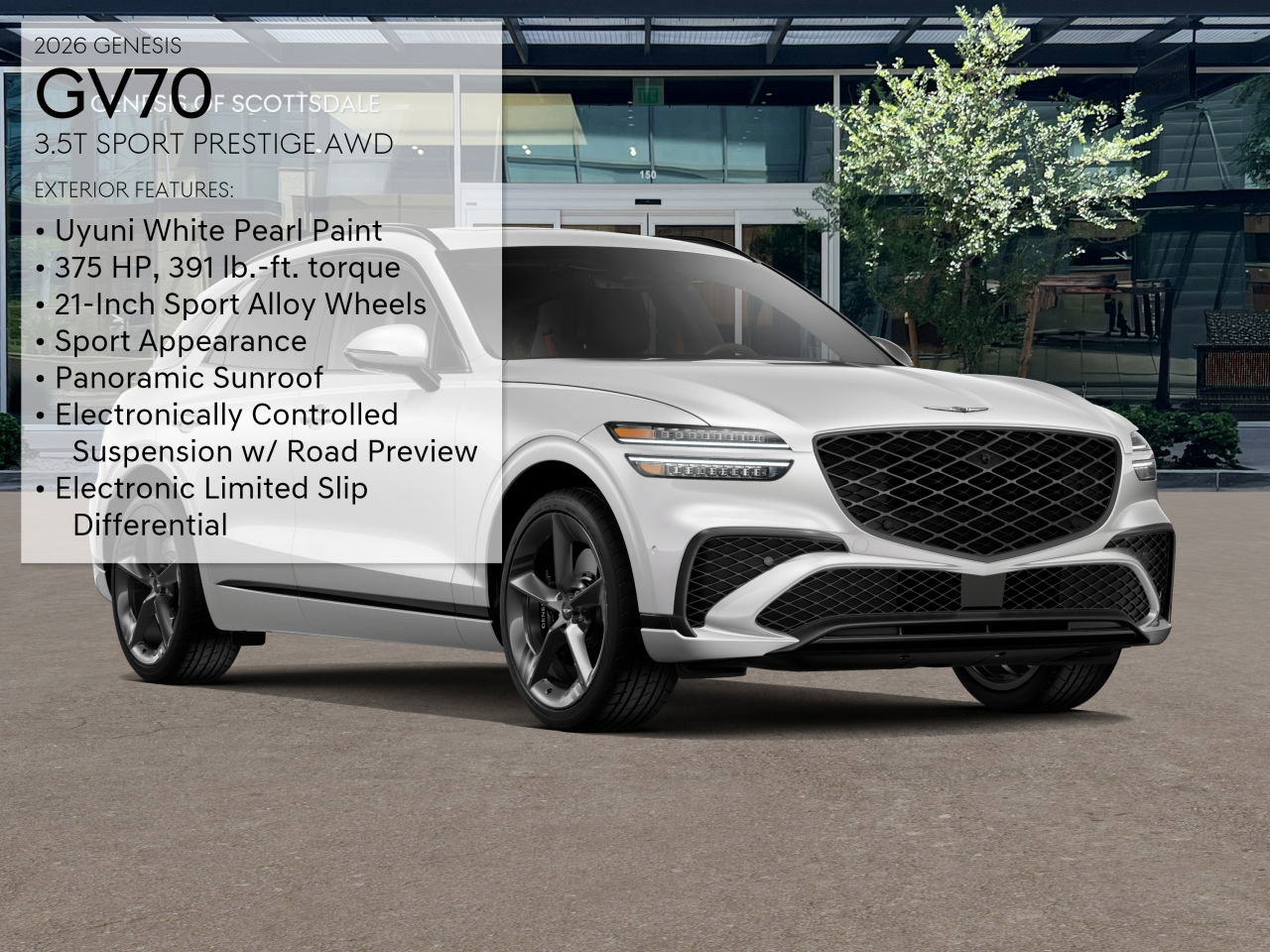 New 2026 Genesis GV70 3.5T Sport Prestige image 3