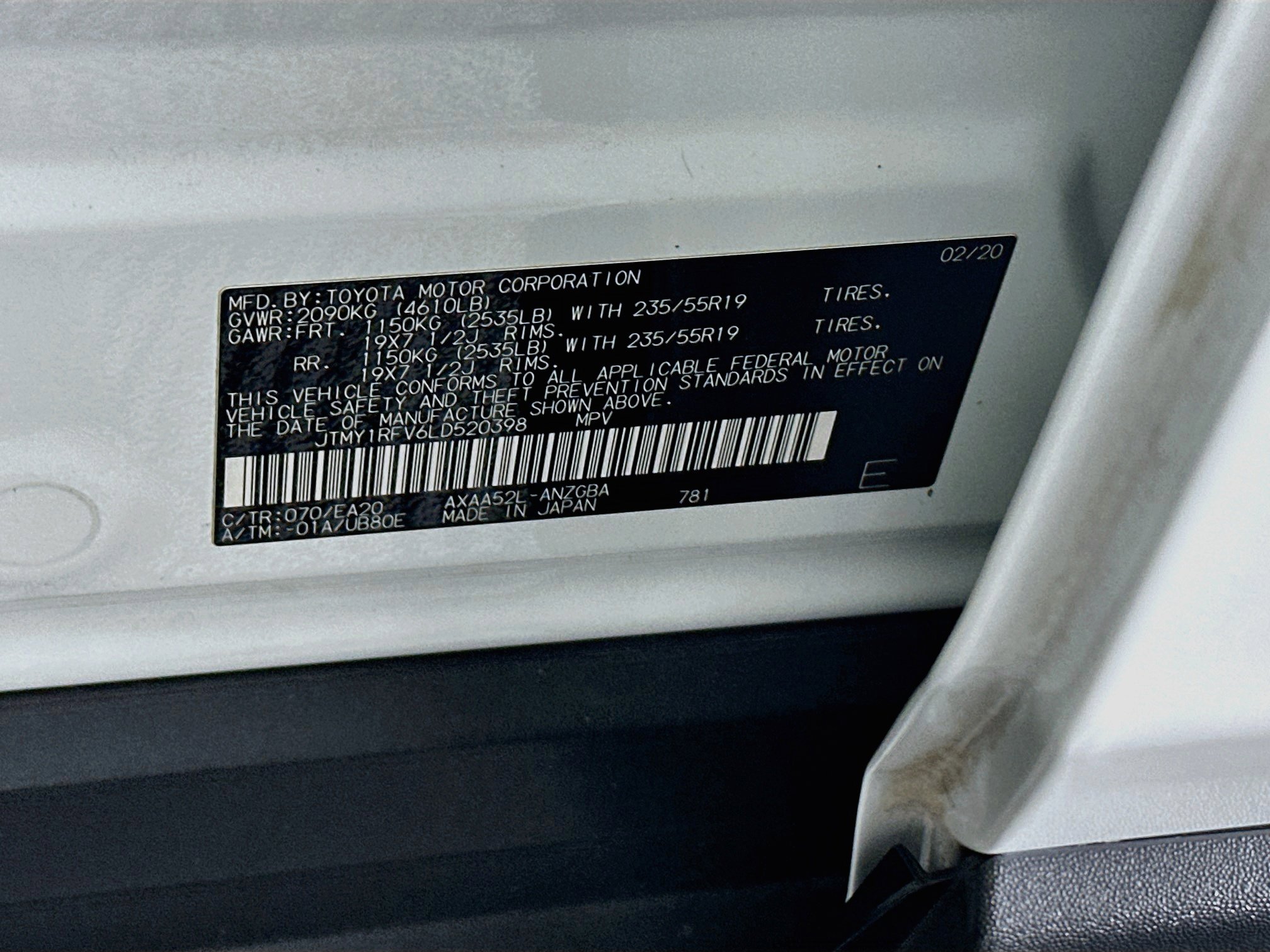 Used 2020 Toyota RAV4 Limited FWD image 12