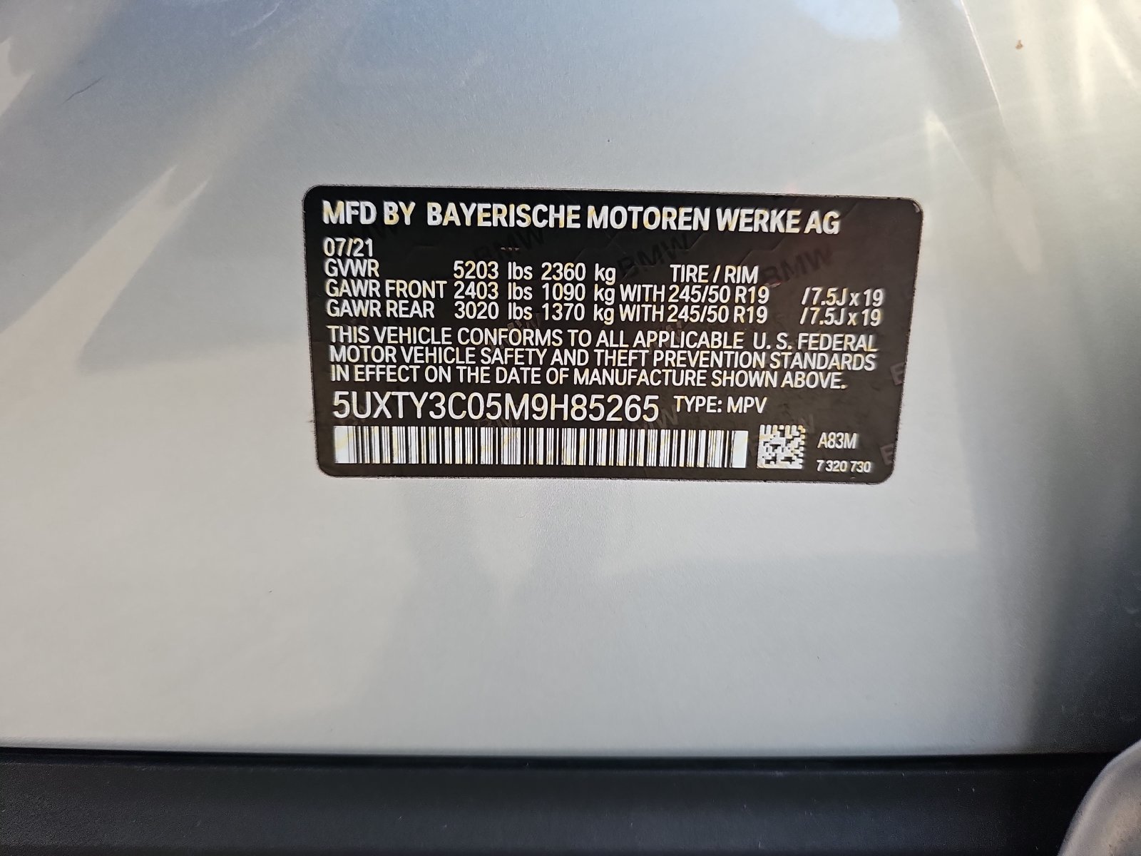 Used 2021 BMW X3 sDrive30i w/ Convenience Package (ZC2) RWD image 33