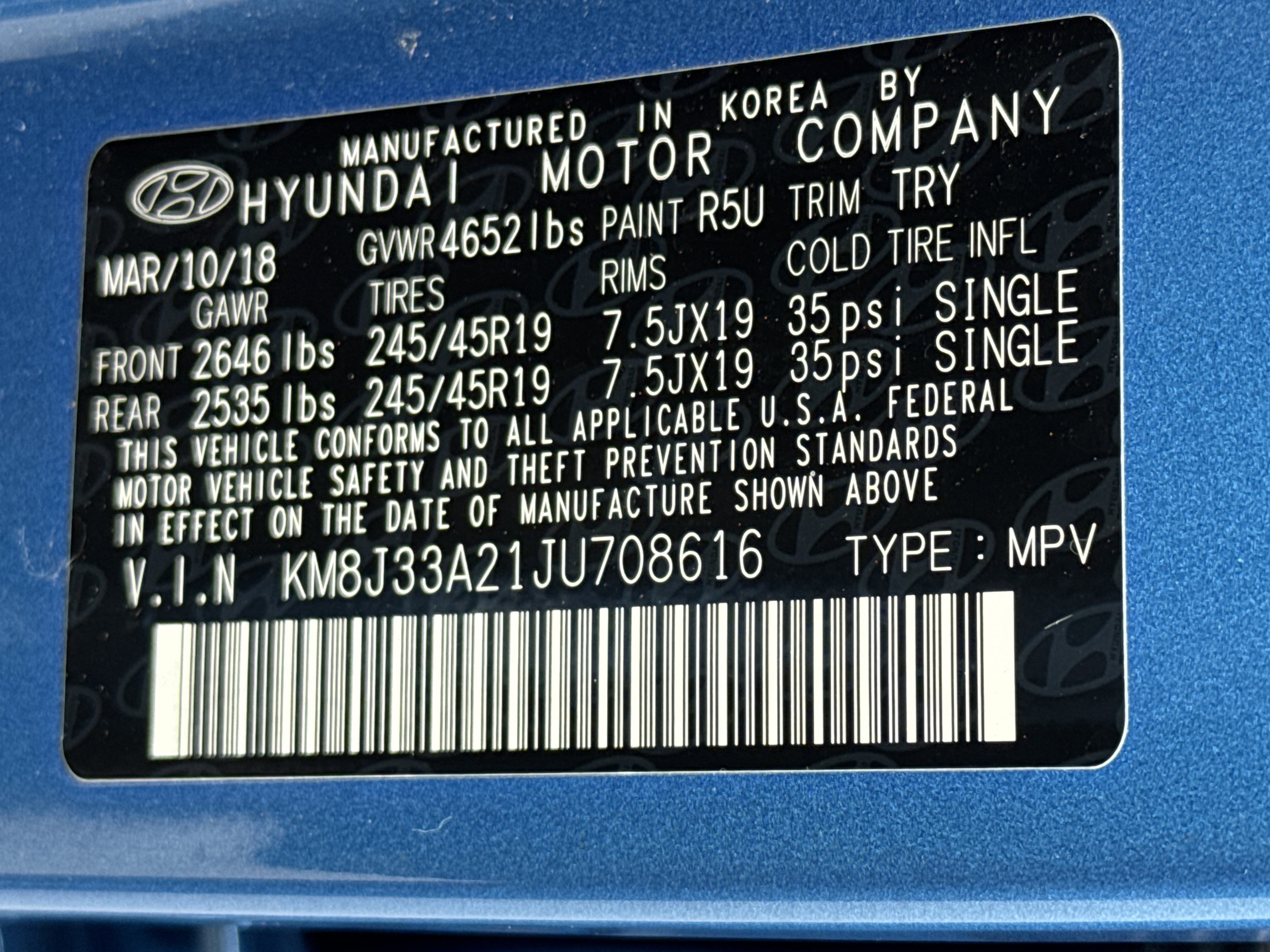 Used 2018 Hyundai Tucson Limited FWD image 34