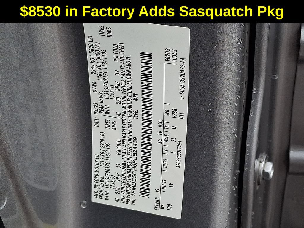 Used 2023 Ford Bronco 2-Door w/ Sasquatch Package AWD/4WD image 30