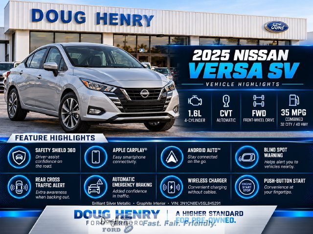 Used 2025 Nissan Versa SV FWD image 5