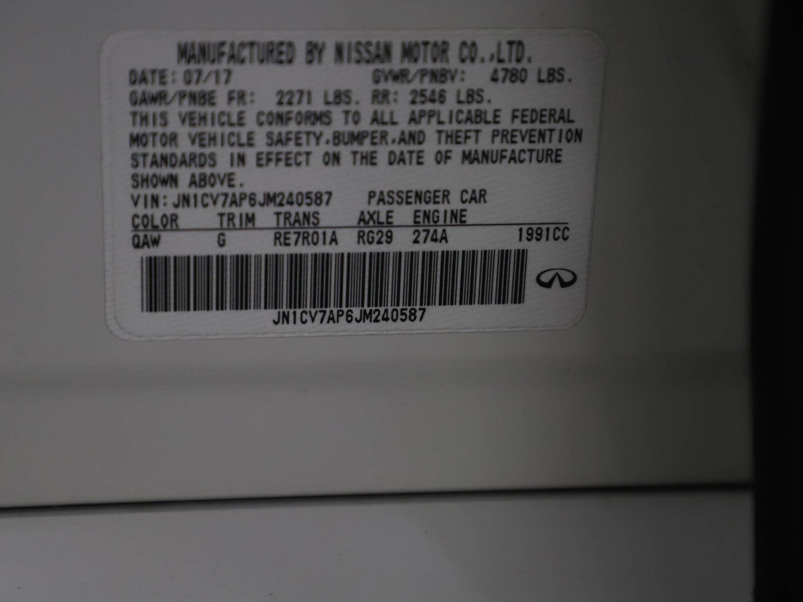 Used 2018 INFINITI Q50 Pure image 28