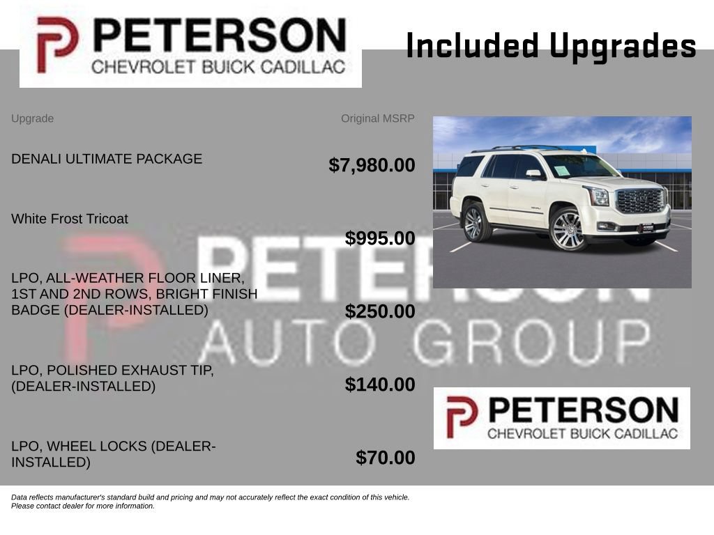 Certified 2018 GMC Yukon Denali w/ Denali Ultimate Package AWD/4WD image 11