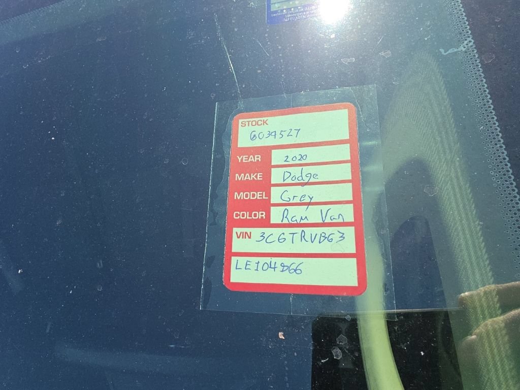 Used 2020 RAM ProMaster 1500 FWD image 8