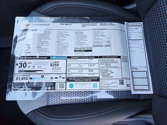 New 2026 Chevrolet Trax LT w/ LT Convenience Package image 17