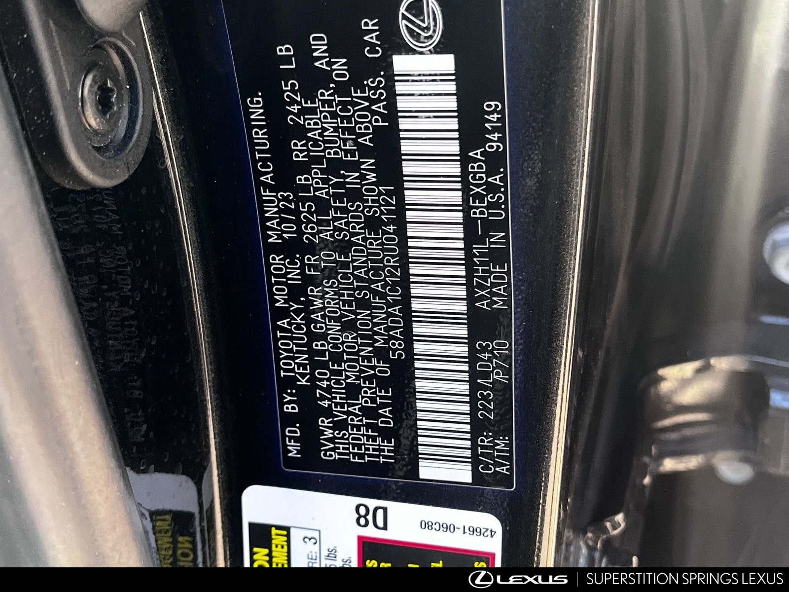 Certified 2024 Lexus ES 300h 300h w/ Premium Package image 31