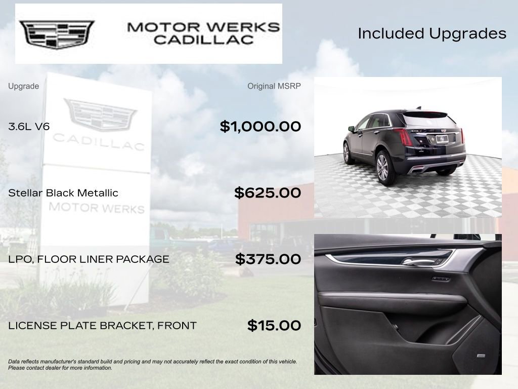 Certified 2024 Cadillac XT5 Premium Luxury w/ LPO, Floor Liner Package image 9