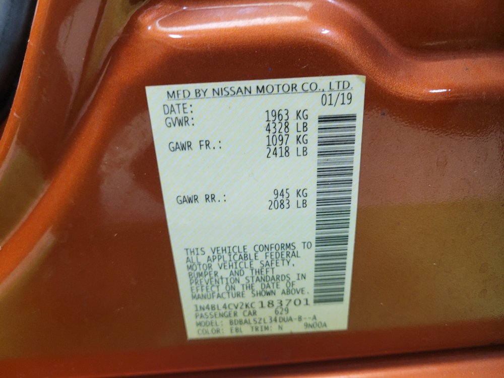 Used 2019 Nissan Altima 2.5 SR FWD image 33