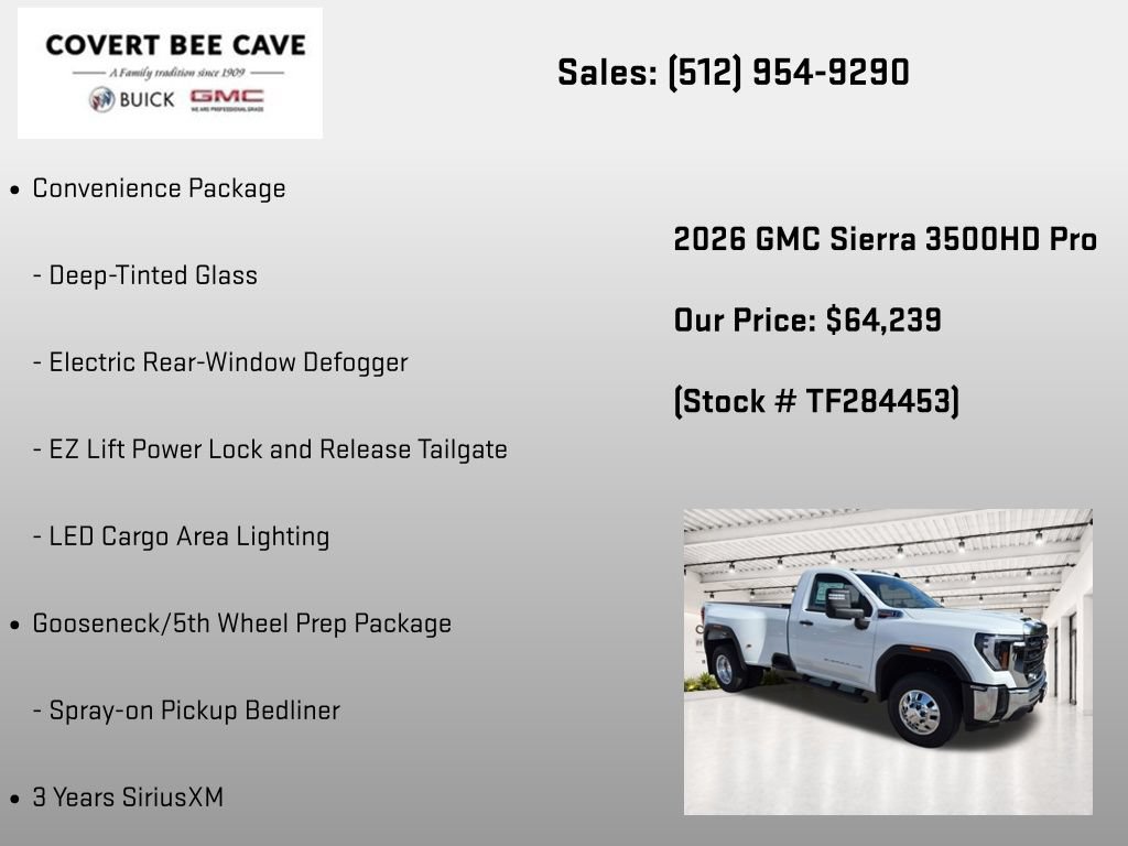 New 2026 GMC Sierra 3500 Pro AWD/4WD image 13
