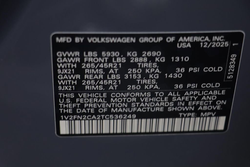 New 2026 Volkswagen Atlas SEL Premium R-Line AWD/4WD image 26