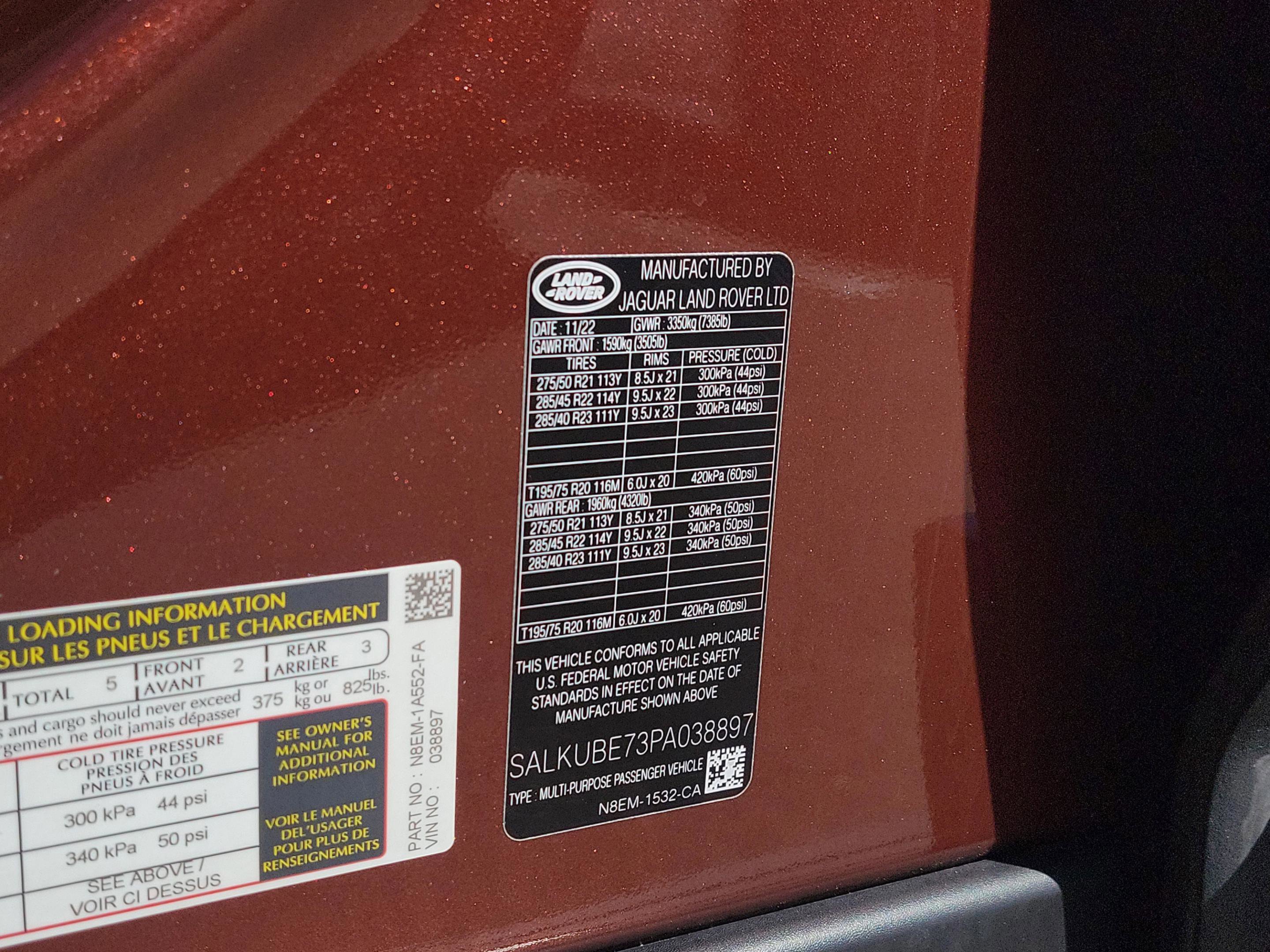 Used 2023 Land Rover Range Rover SV image 34